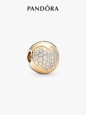 Pandora Pavé Heart Clip Charm